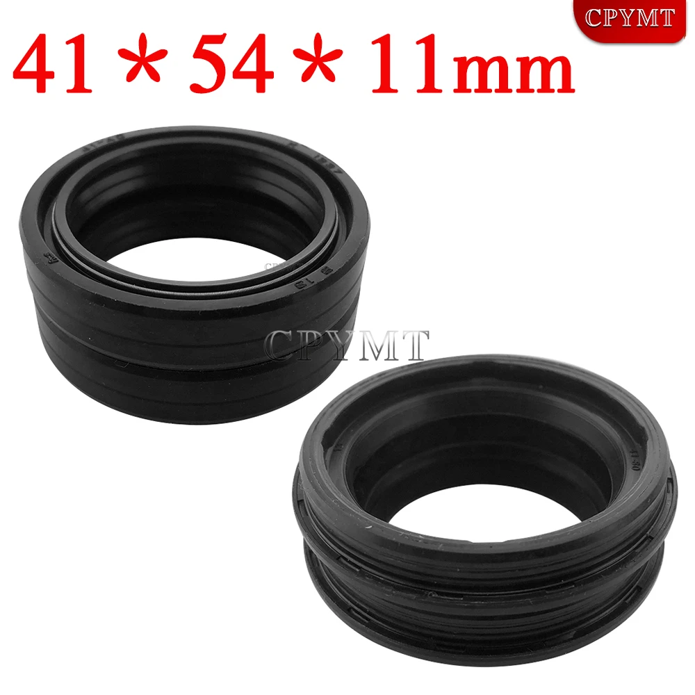41x54x11mm 41 54 11 Front Fork Damper Oil Seal and Dust Seal Fit For HORNET 600 ABS NTV600 CB650 CBR650 FX650 NT650 41*54*11