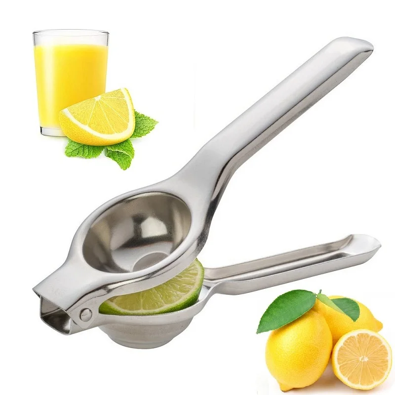 

Citrus Juicer Press Manual Stainless Steel Orange Squeezer Metal Fruit Juicer Orange Lemon Sinaasappel Smart Kitchen Accessories