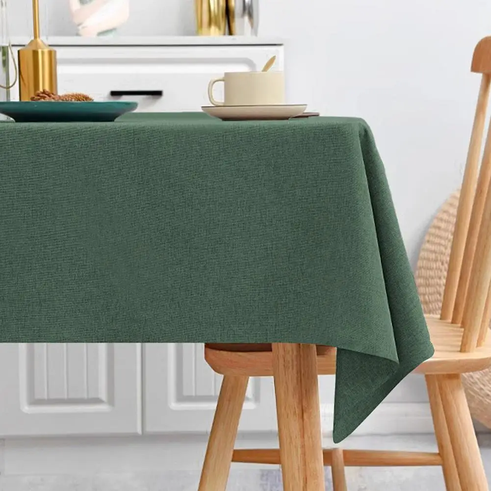 Tablecloth Rectangle For Kitchen Dining Table Water-Repellent Stain Protection Resistant Fade-Resistant Fabric Table Covers