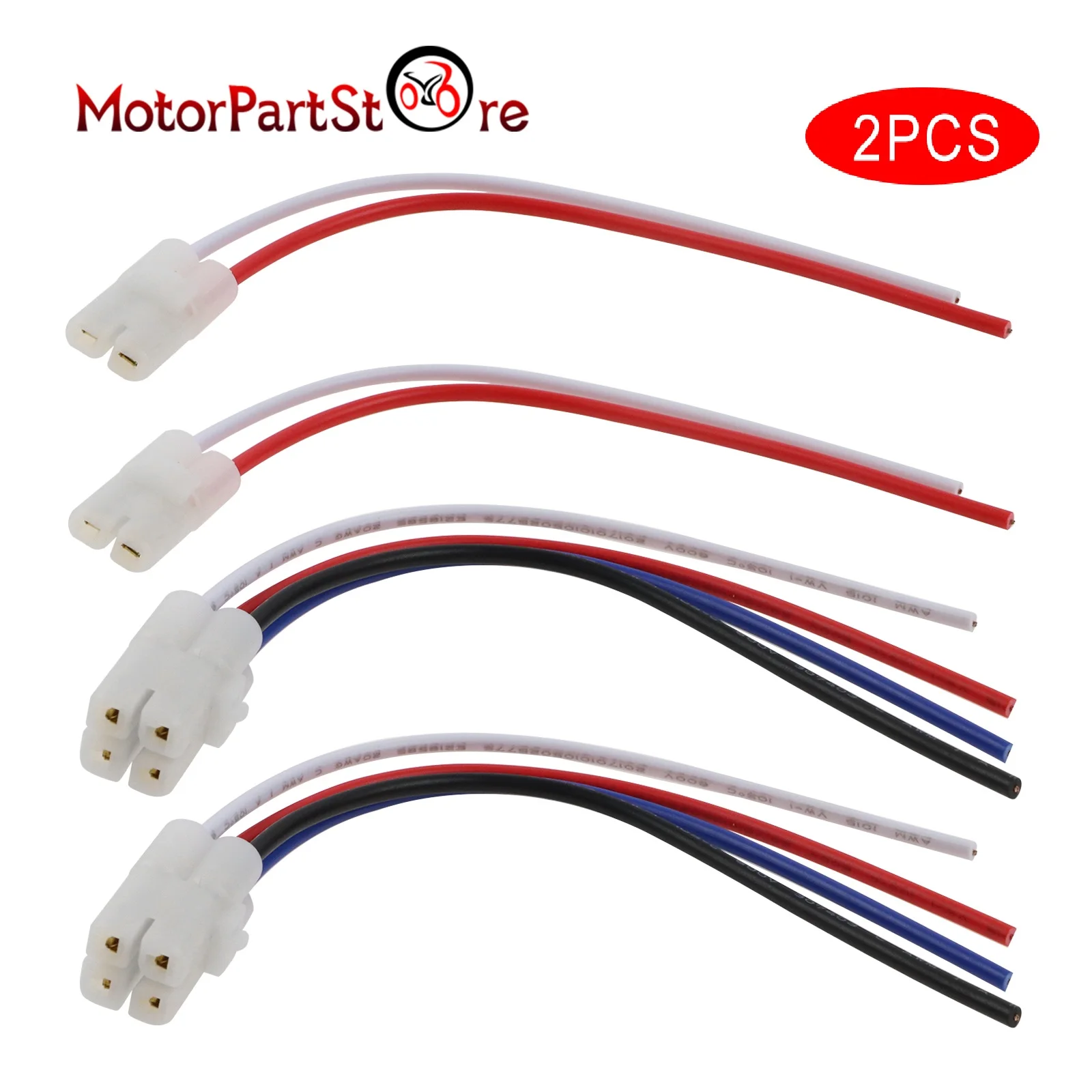 2x GY6 CDI Box Wiring Harness Plug for 50cc 70cc 90cc 110cc 125cc 150cc ATV Quad Moped Taotao Go Kart Scooter CDI Electric Cable