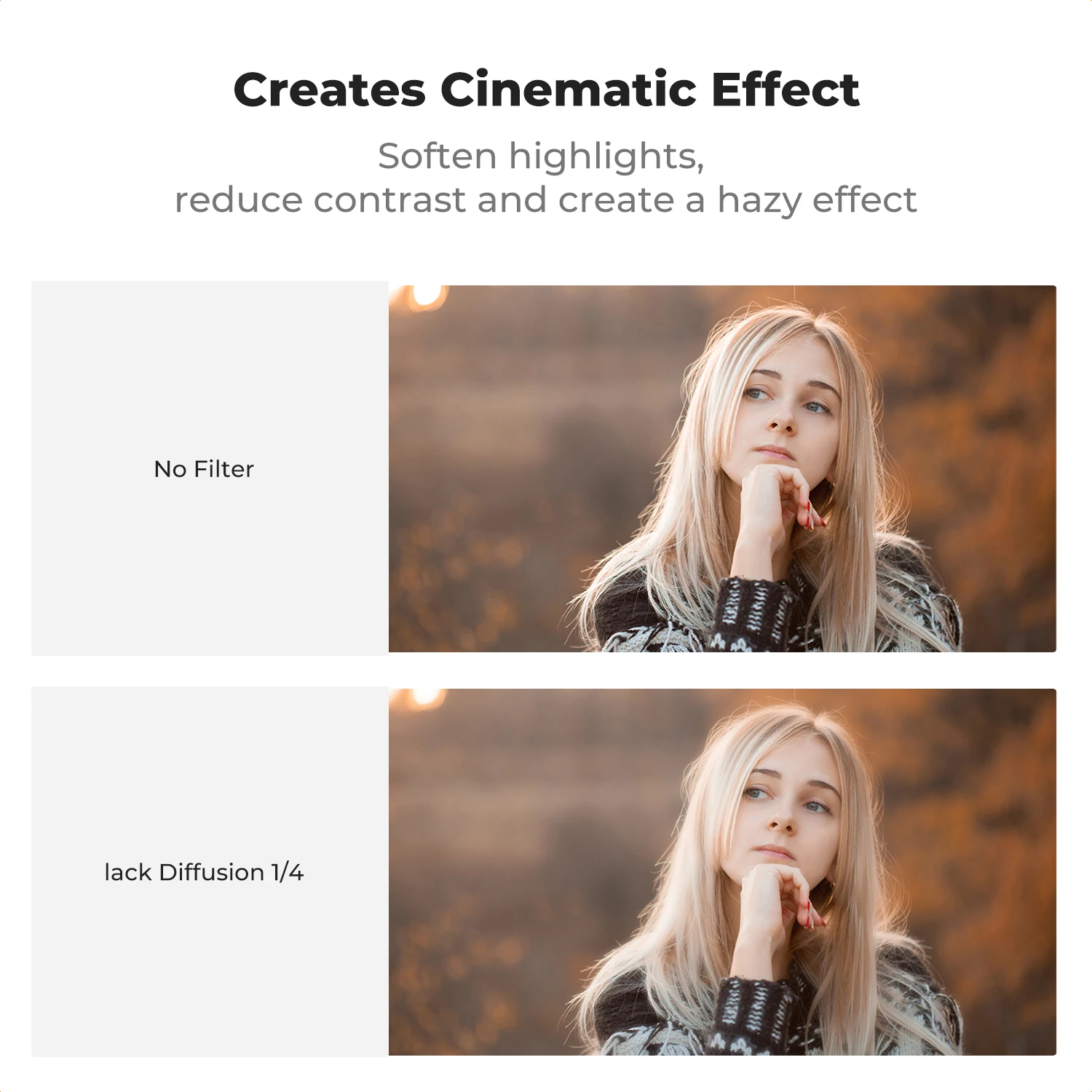 K&F CONCEPT فلتر هاتف عالمي 67 مم بنظام تثبيت سريع انتشار أسود 1/4 مع مشبك عدسة لـ iPhone 17 16 15 14 Pro Max سامسونج شاومي #3