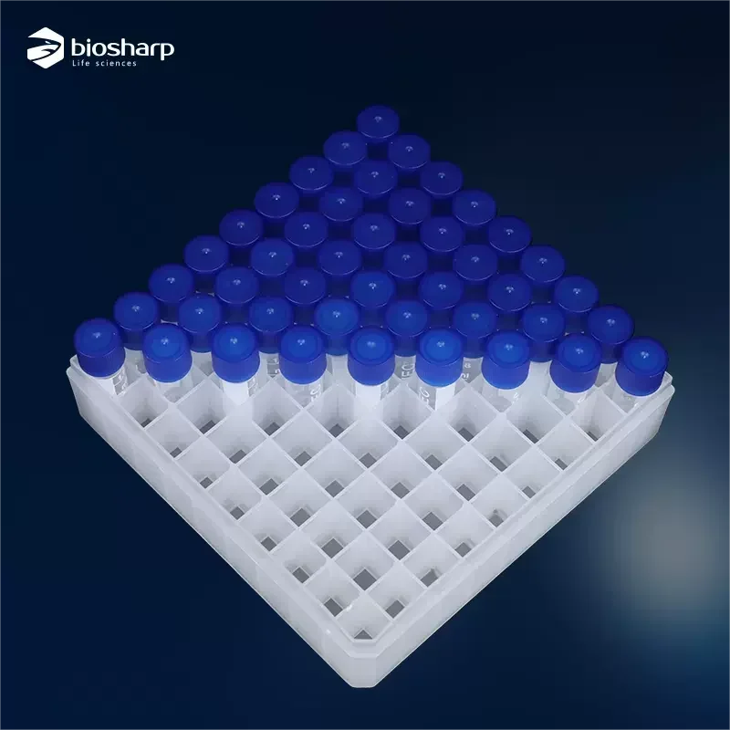 Biosharp Plastic Freezing/Cell Freezing Tube Box 2ml-50well 5ml-36well Ultra-low Temperature Liquid Nitrogen Laboratory Box