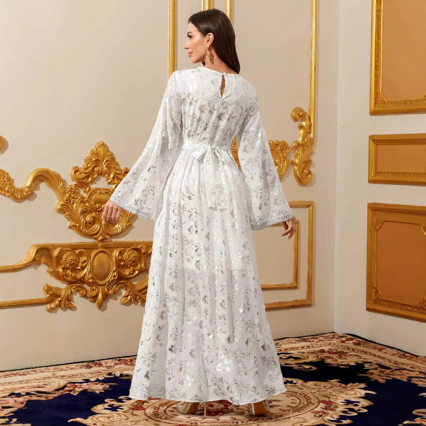 Dress Women Eid Muslim Abaya P - Jalabiya Women Arabic 评论和价格