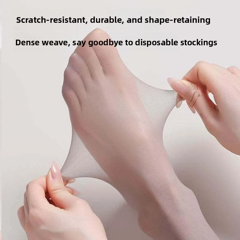 Seamless Loose Mouth Stockings Thin Model No Leg Binding Anti Snag Large Size Summer Women's Underwear Home Clothes