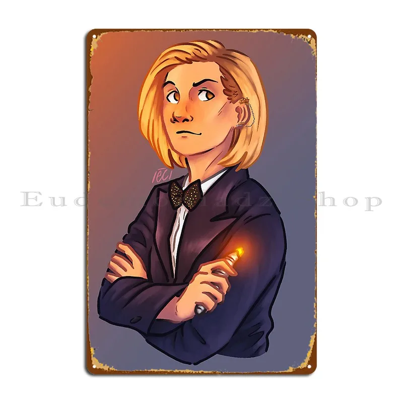 Tux Thirteen Metal Plaque Poster Painting Cinema Character Garage Rusty Tin Sign Poster