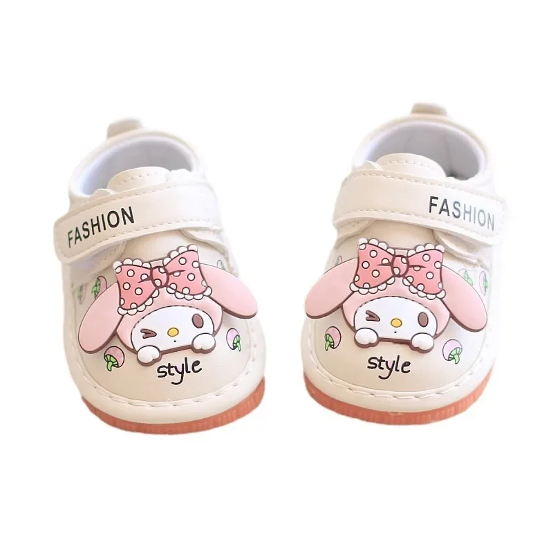 

Call Sound Shoes Sanrio Girl Princess Soft Sole Non-slip Casual Shoes hello kitty Spring Autumn Sneakers Baby Toddler Shoes