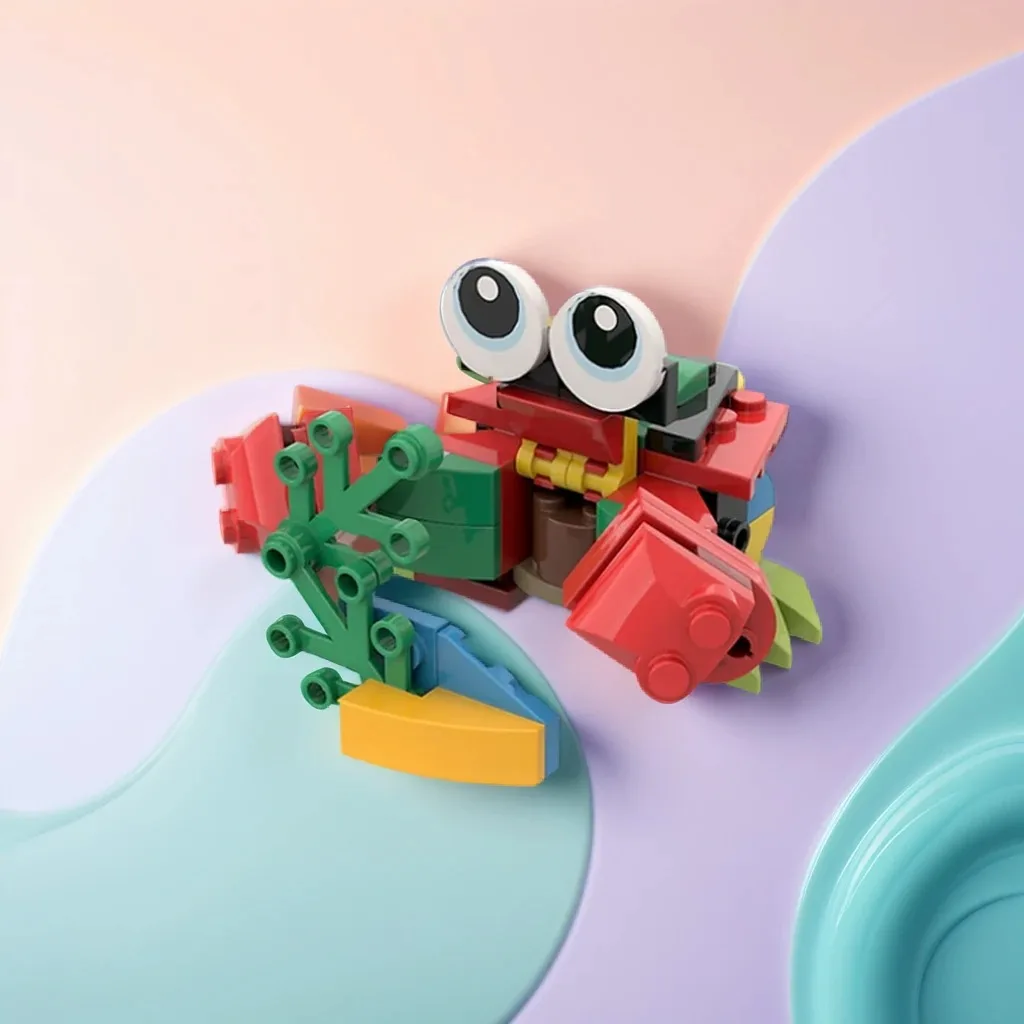 

66PCS Brave Crab - 30581 Alternate MOC Sea Creature Model Education Building Blocks Gift