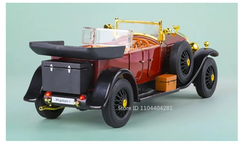 1:24 Phantom 300SL Legierung Diecast Vintage Auto Miniatur Modell Spielzeug Sound Licht Zurückziehen Türen Geöffnet Ornament Kinder Festival Geschenk – Detail 16