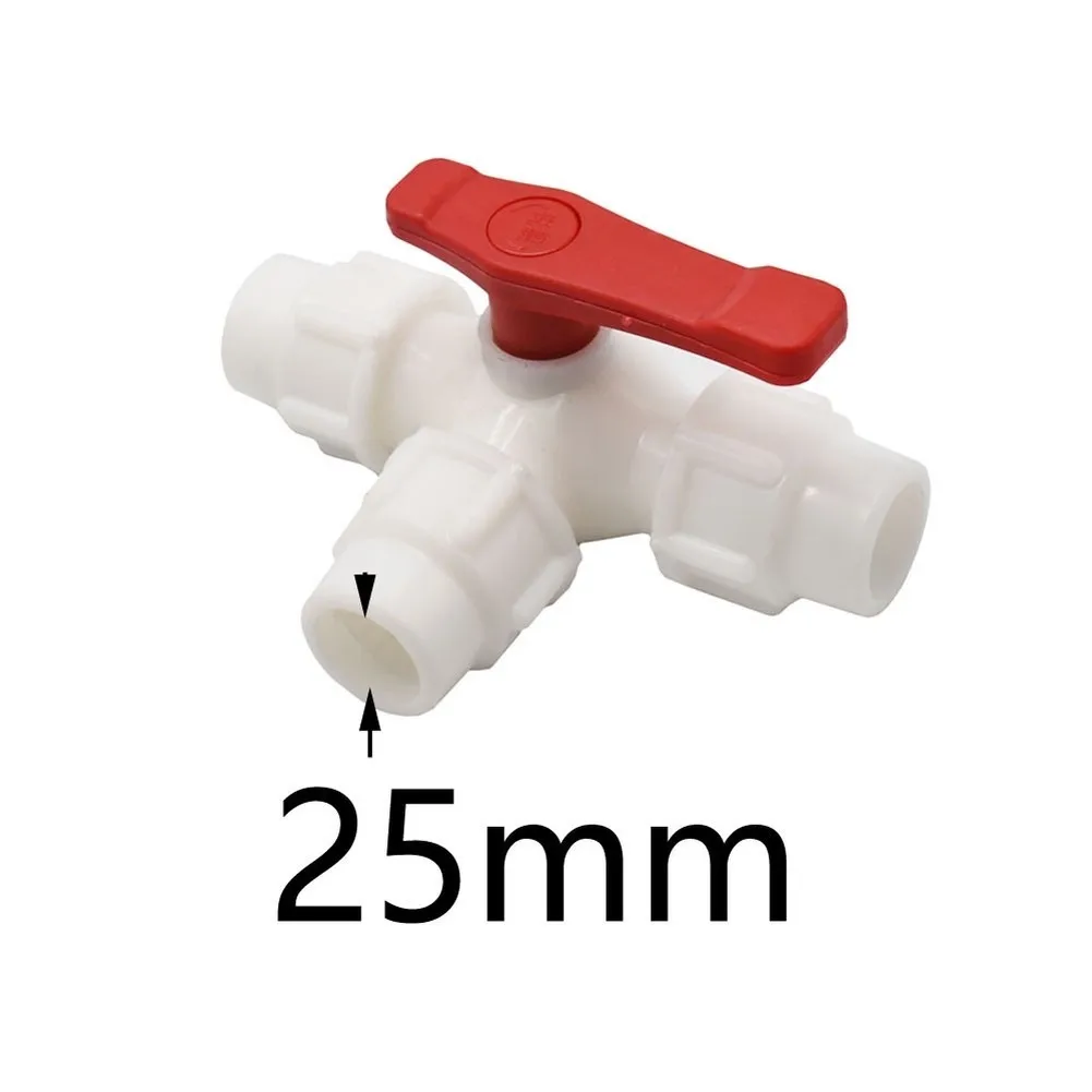 Irrigation Flow Control Quick Fitting Valve Built-in Retaining Ring Silicone Sealing Ring No Welding Required Gardening