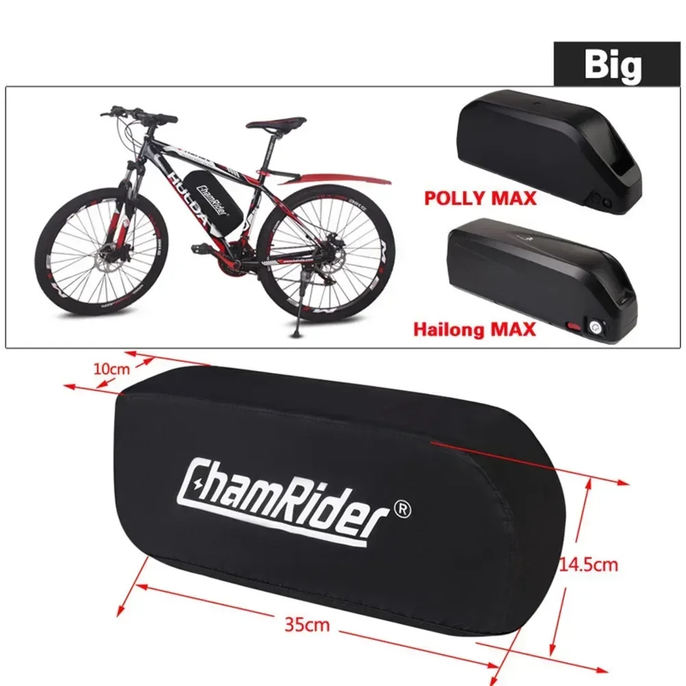 1 PCS Battery Protected Cover Hailong  Frame Battery Bag For EBike Mountain Bike Waterproof Dustproof Bags Cycling Accessories