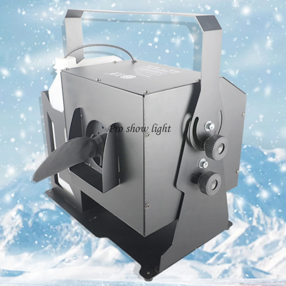 1500W Snow Machine Variable Direction Snowflake Maker Stage Party Disco Event Lighting Shows Equipments for Wedding Dj Club Bar