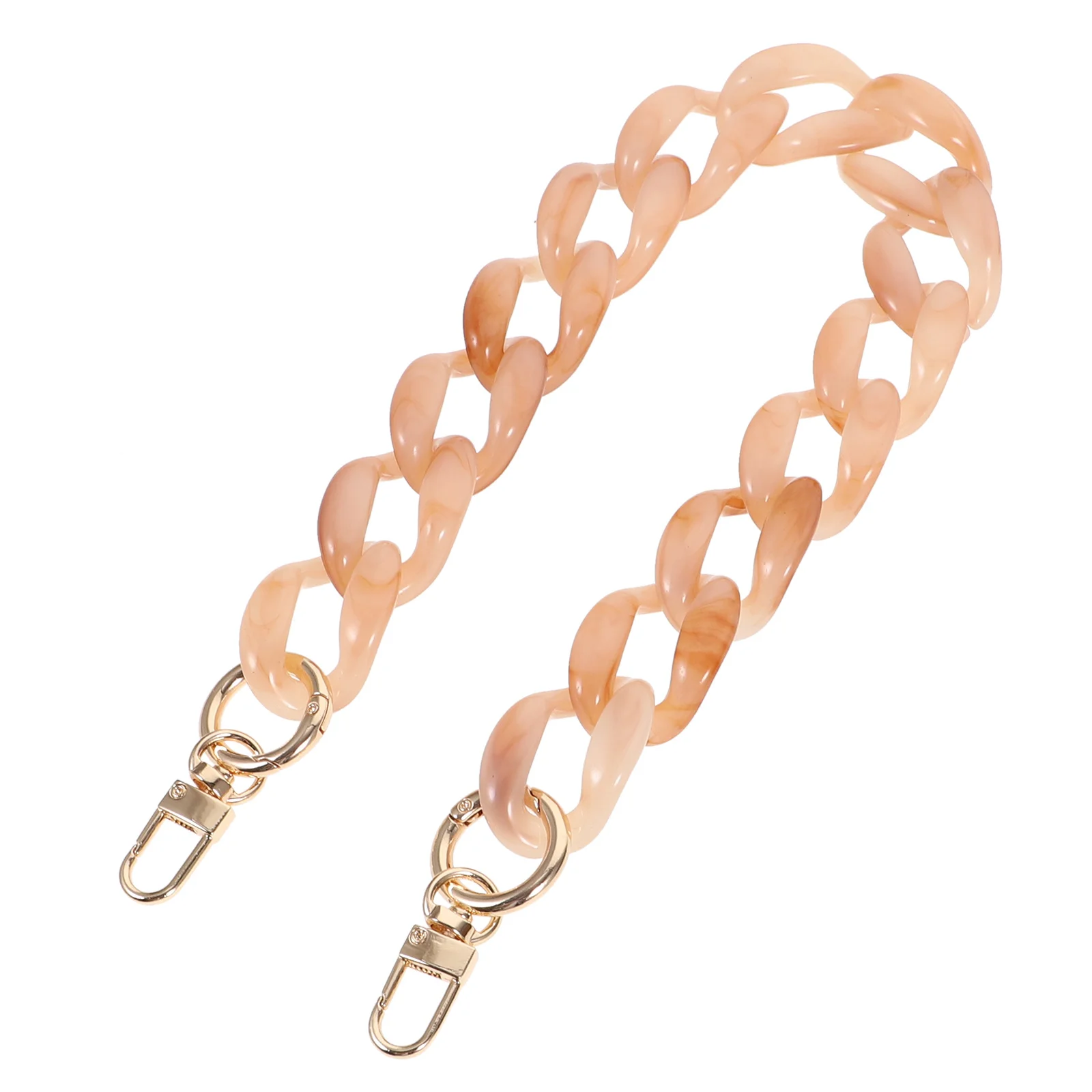 

Acrylic Handbag Chain Replacement Bag Handle Strap Durable Practical for DIY Clutch Purse Tote Bag Replacement Chain