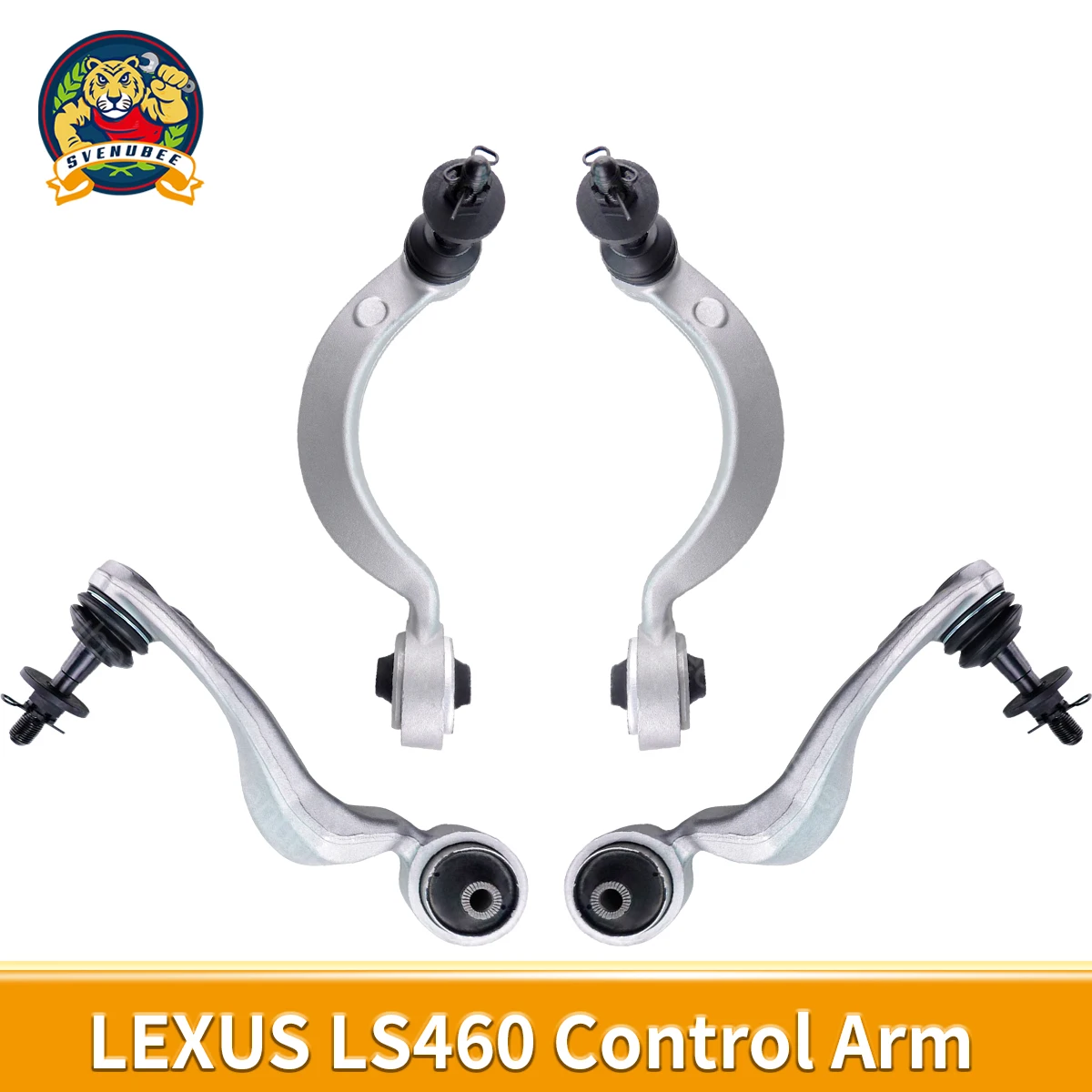 

Svenubee Front Upper Forward & Rearward Control Arm 4pcs Kits for Lexus LS460 2007 2008 2009 2010 2011 2012 - 2017 4861059095