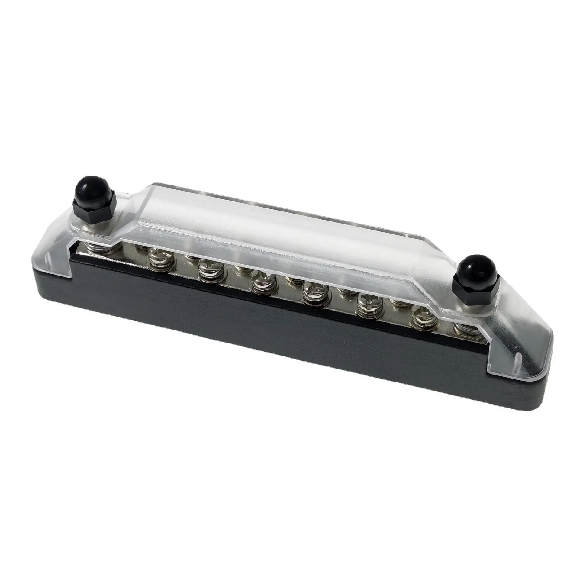 Busbar Rv Yacht 14 Way 2+12 M6 Current 250A Single Row Straight Row Block With Cover image 4