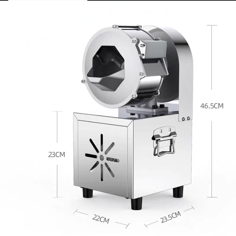 Chopper Potato Cutter Machine Commercial Electric Industrial Automatic Cut Food Carrot Cabbage Onion Vegetable Cutter For Sale