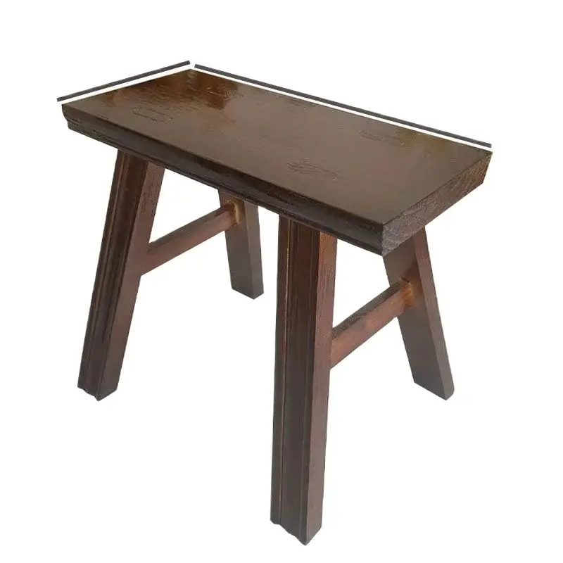 Holzhocker Morden Niedriger Hocker Home Kleine Bank Kreative Kinder Massivholz Quadratischer Schuhhocker Wohnzimmer Stuhl Möbel