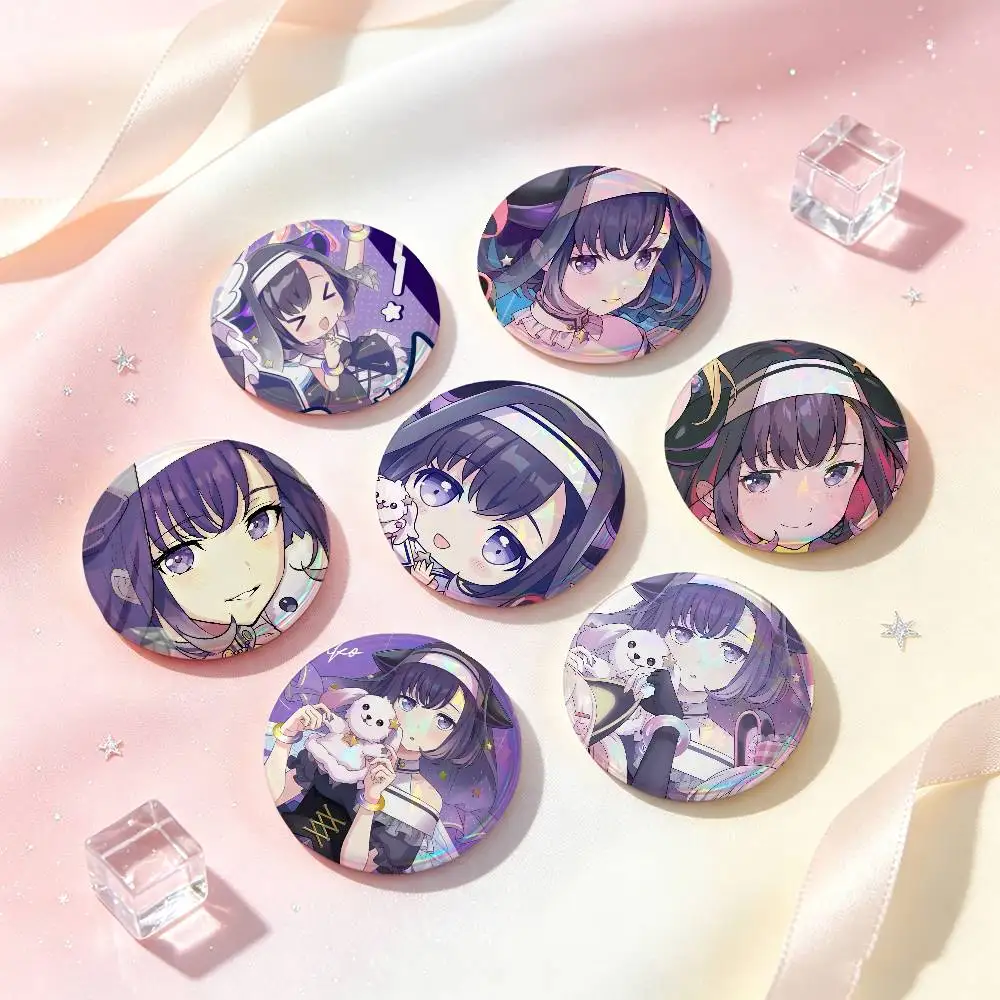 Fuji Miyako BanG Dream Anime Badges Button Round Creative Pin Brooch Badge Bag Decor Accessories Fans Collect Friends Gifts