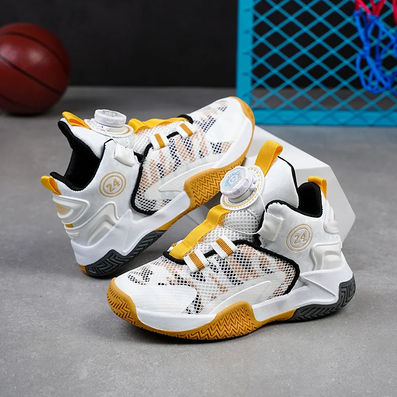 أحذية كرة سلة جيدة التهوية للأطفال والأولاد ، عصرية وغير رسمية ، عالية الجودة ، جديدة #2