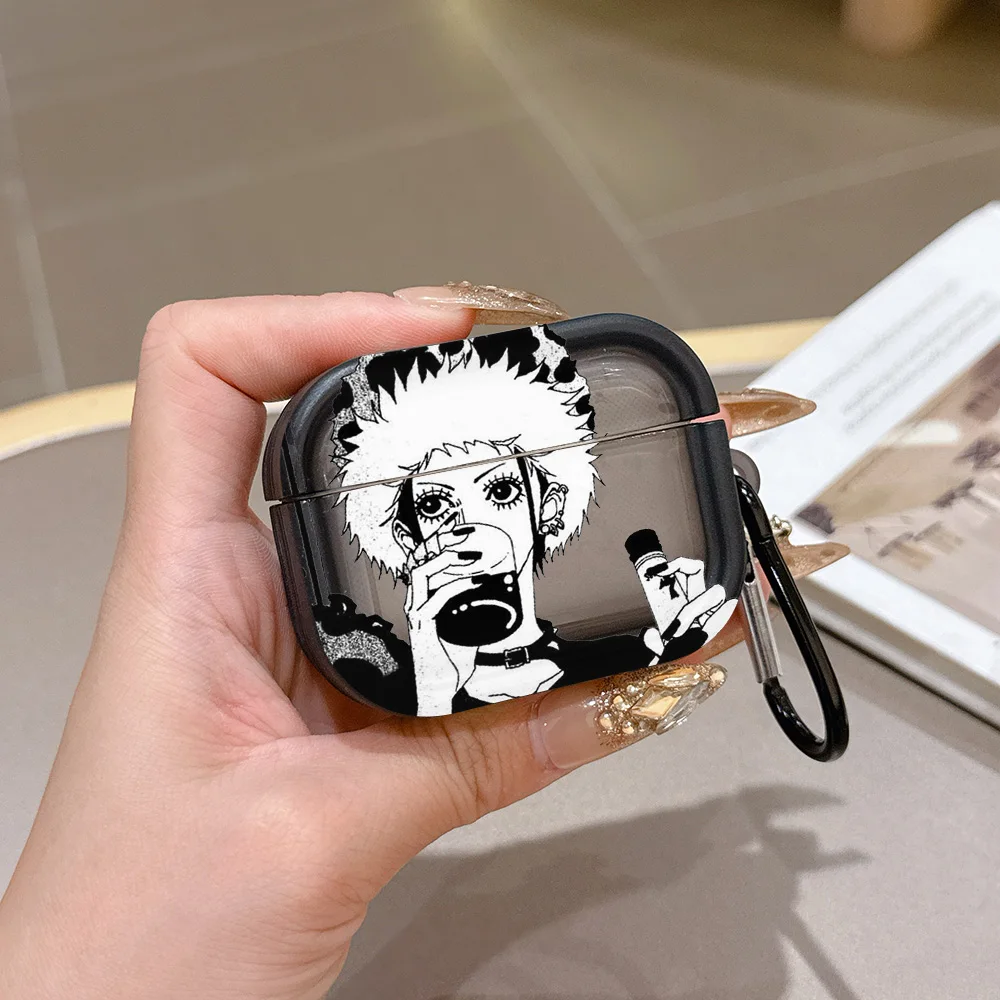 Anime N-NANA Translucent Silicone Case for Airpods 4 3 Pro 2 1