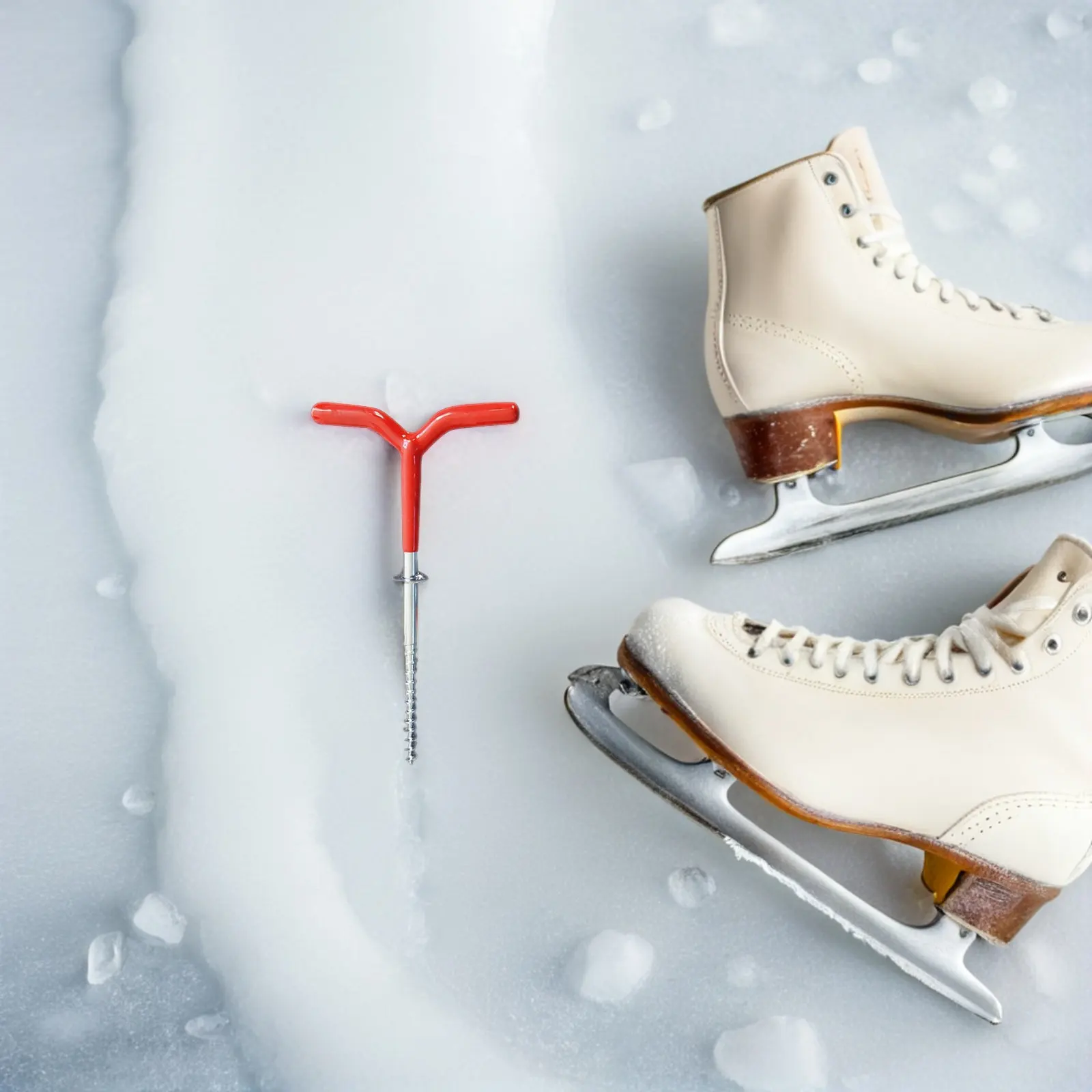 

Набор из 6 прочных металлических спиральных колышков-анкеров для зимней рыбалки, палаток и укрытий, держателей для удочек