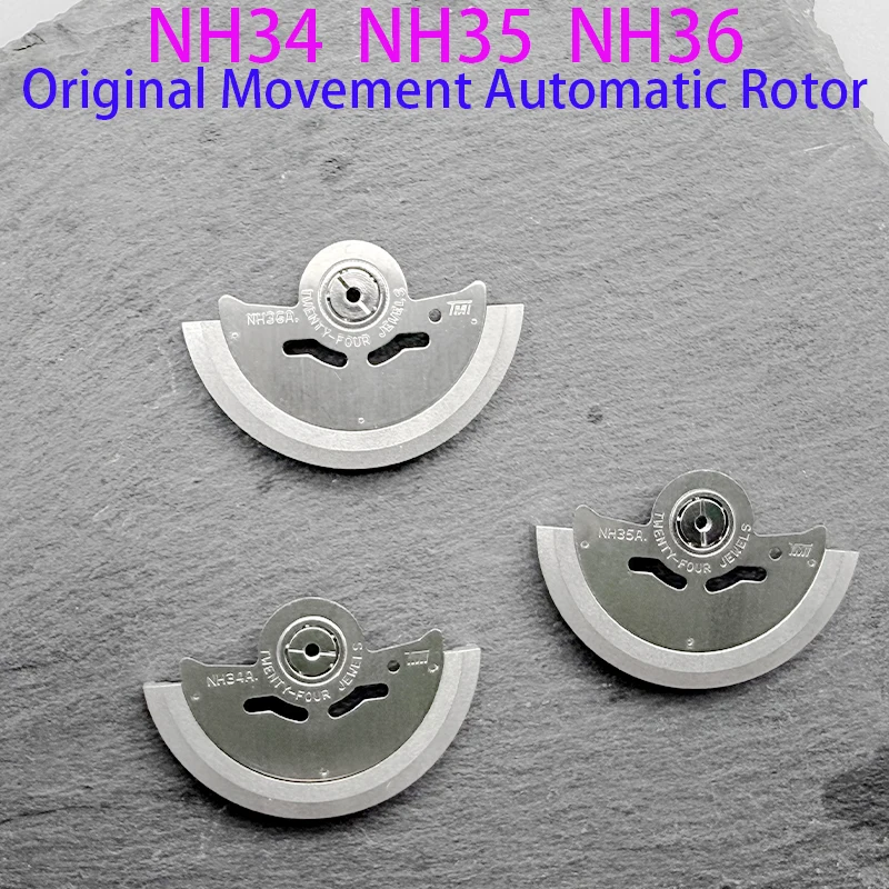 Genuine NH34 NH35 NH36 Oscillating Weight Rotors Mod Automatic Mechanical Hammers Parts Fit to NH35A NH36A Movement TMI Version