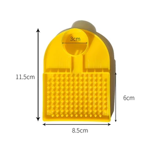 Entrada do alimentador de água das abelhas na colmeia, adaptador interno de garrafa mineral, suprimentos anti-afogamento, novo design 12 principais vendas bebedouro abelhas - №7