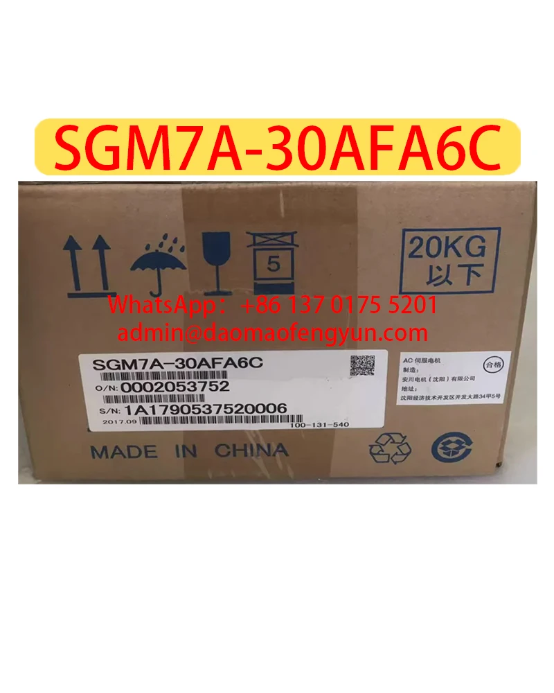 SGM7A-30AFA6C Brand New Servo Motor，Fast shipping SGM7A 30AFA6C