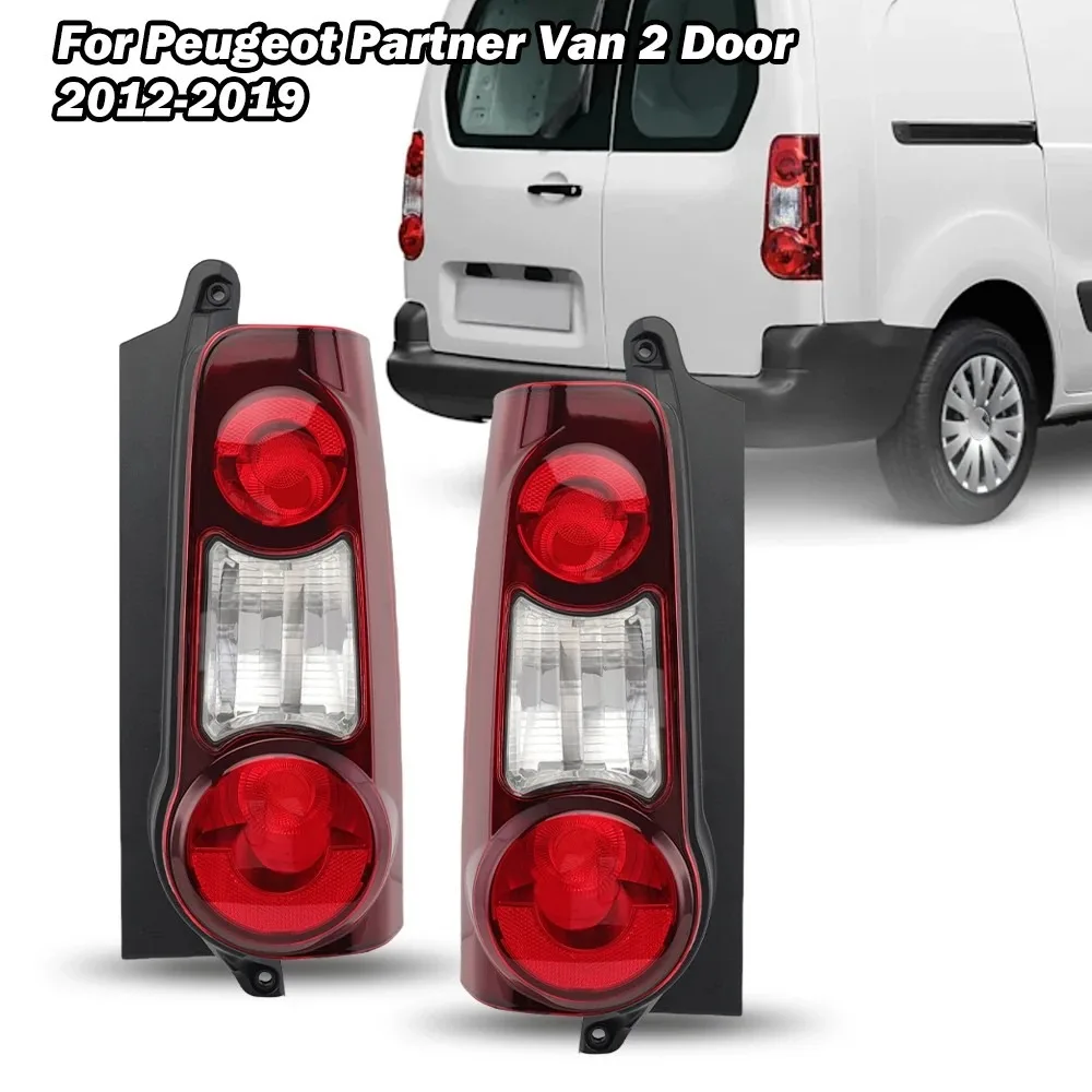 Feu arrière gauche/droit pour Peugeot Partner Van 2012-2019, feu arrière sans ampoules pour Citroën Berlingo Mk2 Van 2012-2018