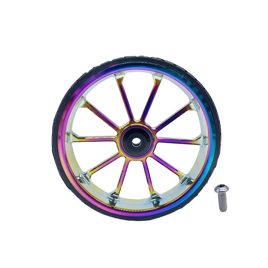 Litepro BMX Bicycle Pushing Easy Wheels Largen 100MM Diameter Wheel Extension Rod Easy Wheel Alloy For Brompton Bicycle