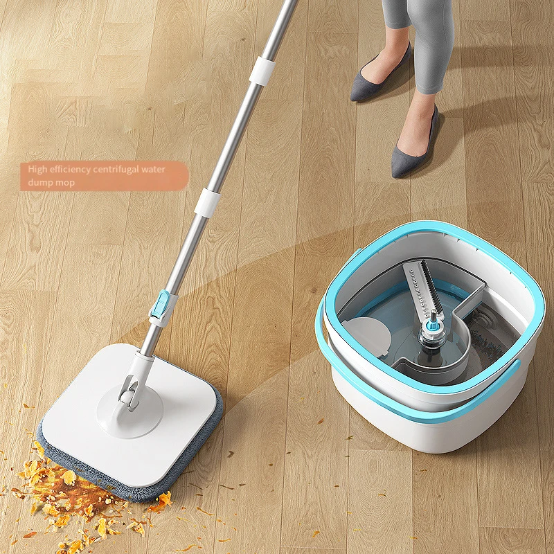 Mop Water Separation 360 Cleaning With Bucket Microfiber Lazy No Hand-Washing Floor Floating Mop Household Cleaning Tools