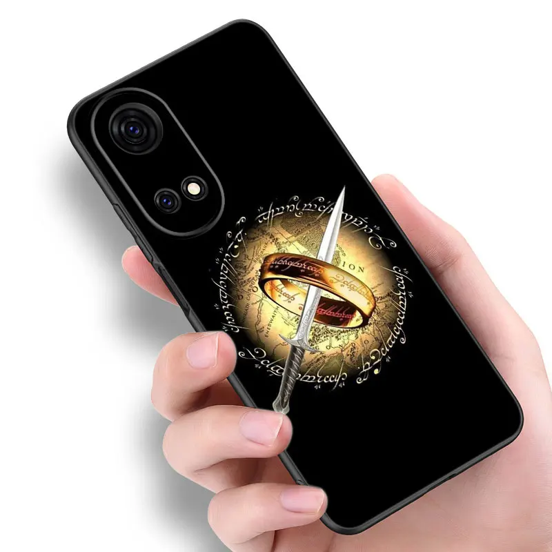 The L-Lord of the R-Rings Black Phone Case For Honor 9 50 SE 90 Lite 20 Y7 Pro Y6 Y9 Prime 9i 9X X7 X7A X8 X8A X9 Y5 2018 2019