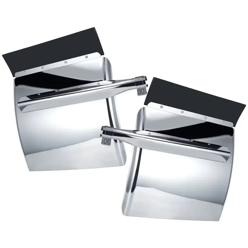 Custom 24x24 Inch Stainless Steel Quarter Fender for Semi Trailer Trucks High Quality Heavy Duty Replacement Part Wholesale