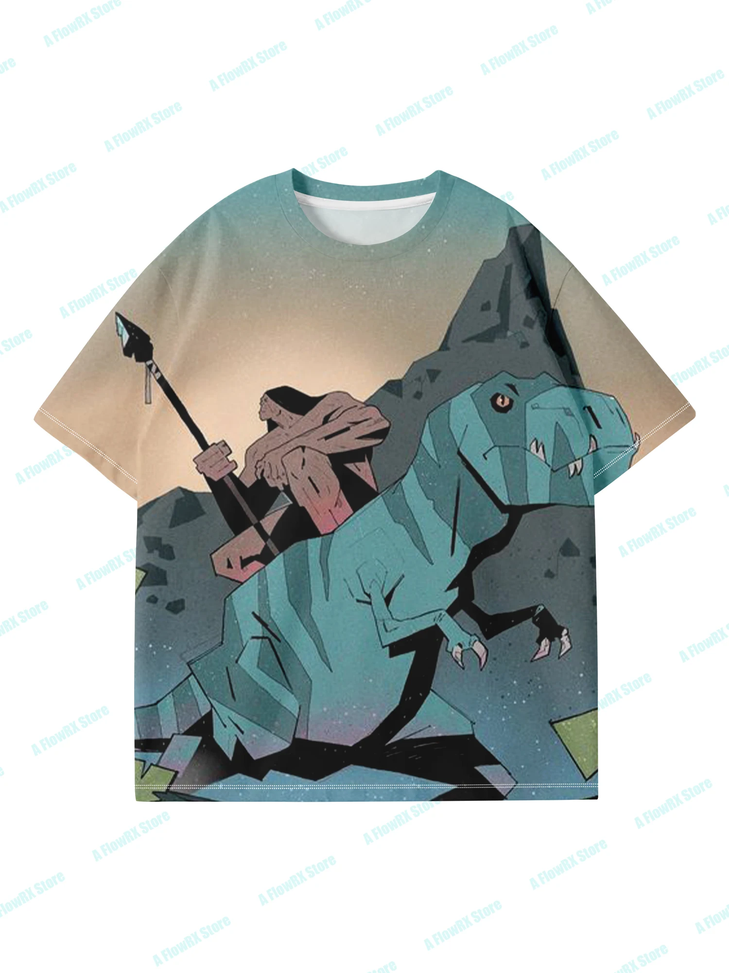 

Primal 3D Printed T-shirts Ideal for Casual Outdoor Suitable for Men Women, Adults & Kids Breathable Comfortable