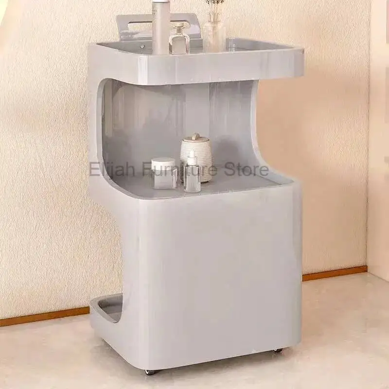 Trolley Beauty Salon Dedicated Mobile Auxiliary Drawer Storage Rack Embroidery SPA Nail Cart Esthetician Salon Furniture