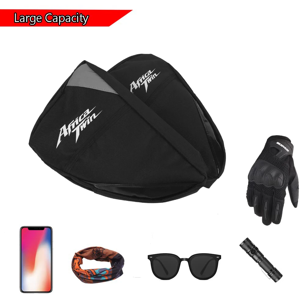 For CRF1000L Africa Twin CRF 1000L Adventure Sports Frame Crash Bars Waterproof Bag Repair Tool Placement Bags
