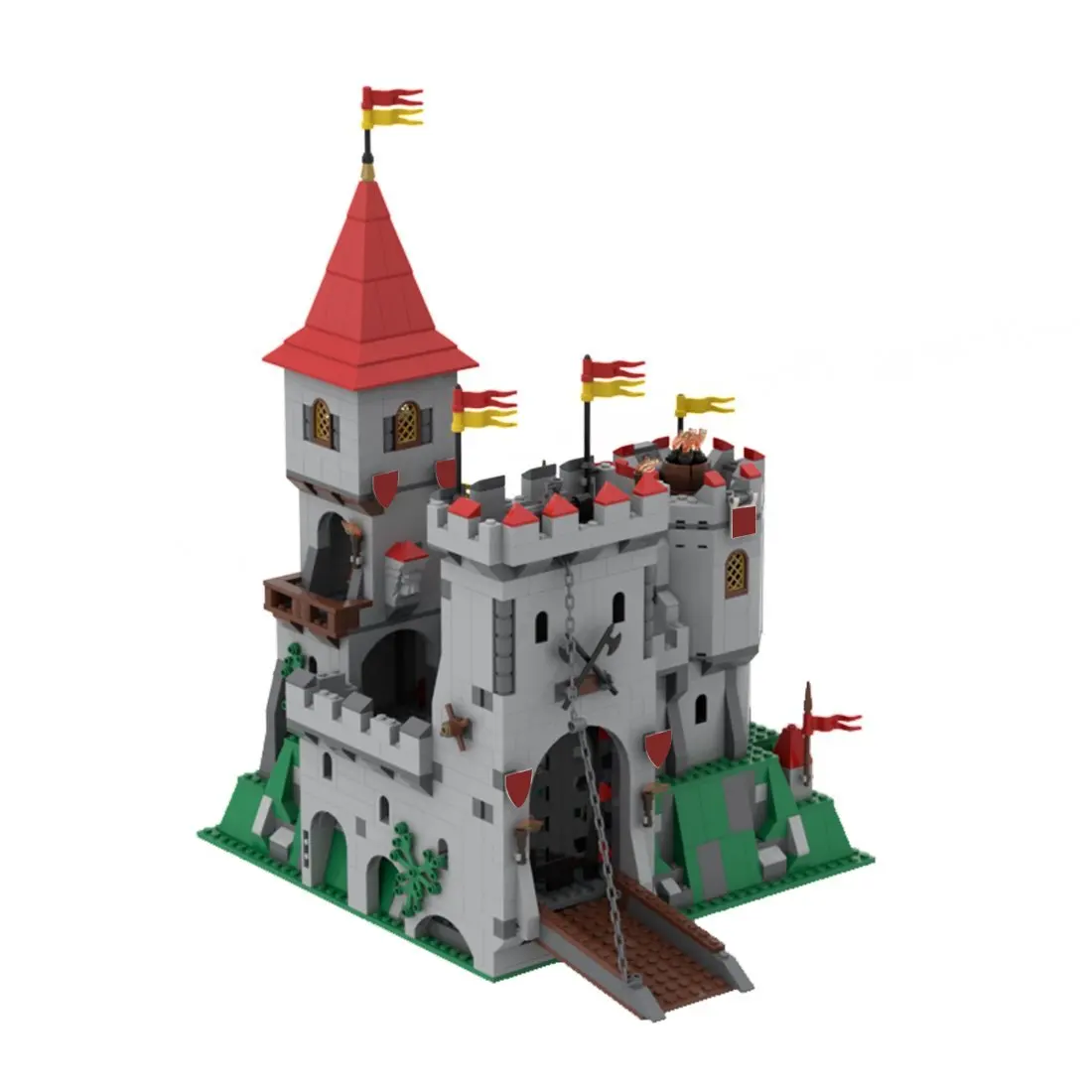 

Custom MOC-102994 Medieval Castle 1000+ Parts Toys Gift Perfect for christmas