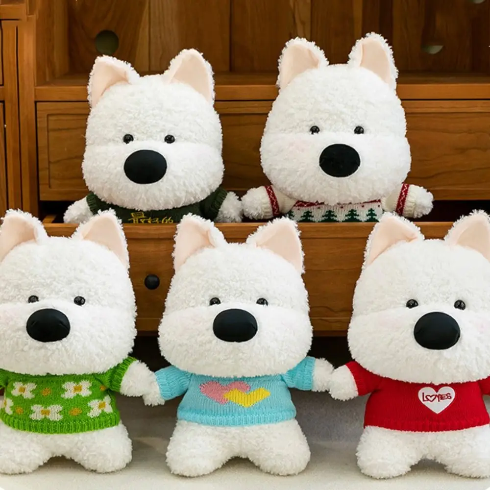 

Мягкая плюшевая кукла с имитацией собаки, большие уши, пушистая мультяшная милая кукла-собака, мягкий мультяшный шарф, щенок, собака