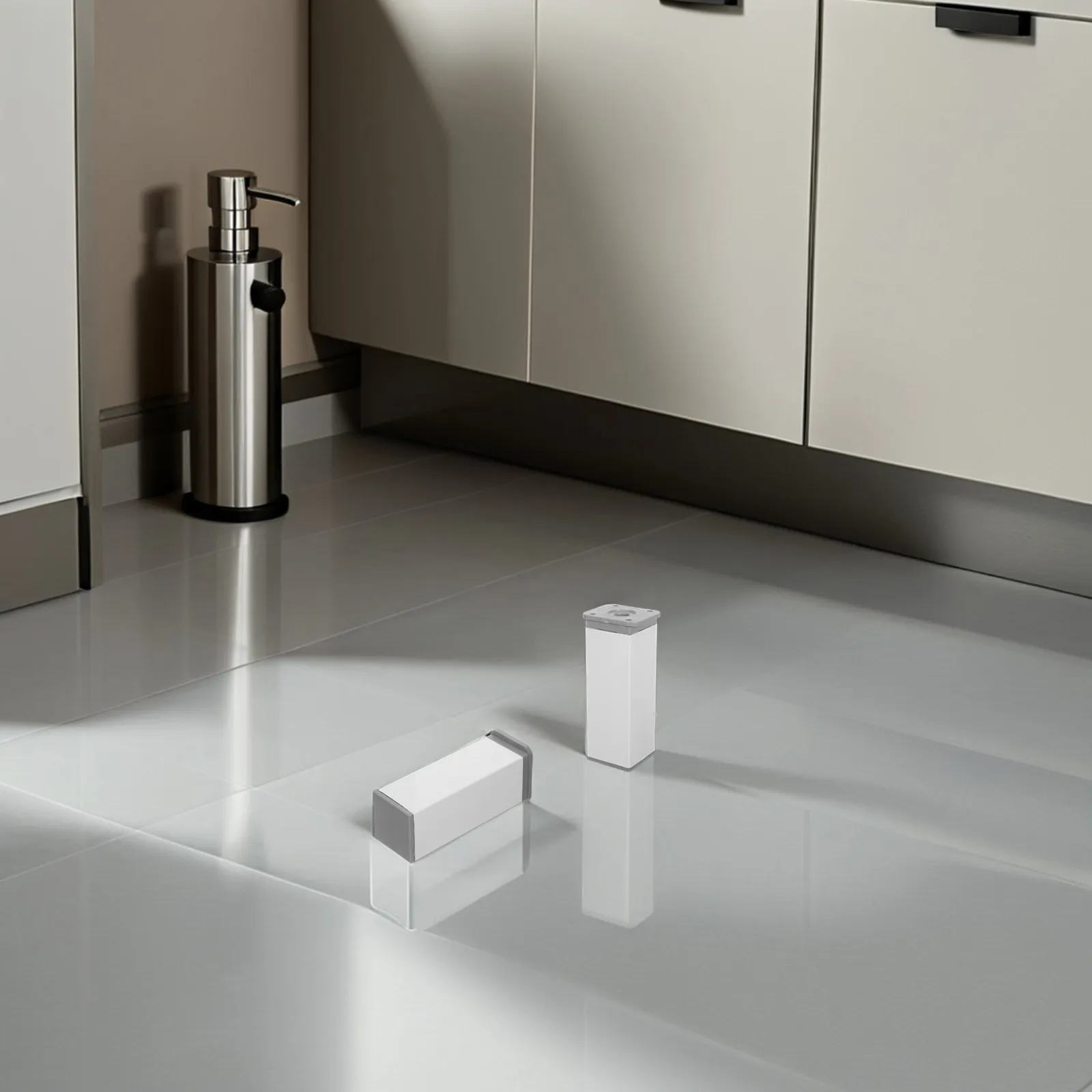 

4 шт. регулируемых ножек для шкафов, высота 12 см, прочная нержавеющая сталь, для различных модулей, простая установка, регулируемые опоры для шкафов