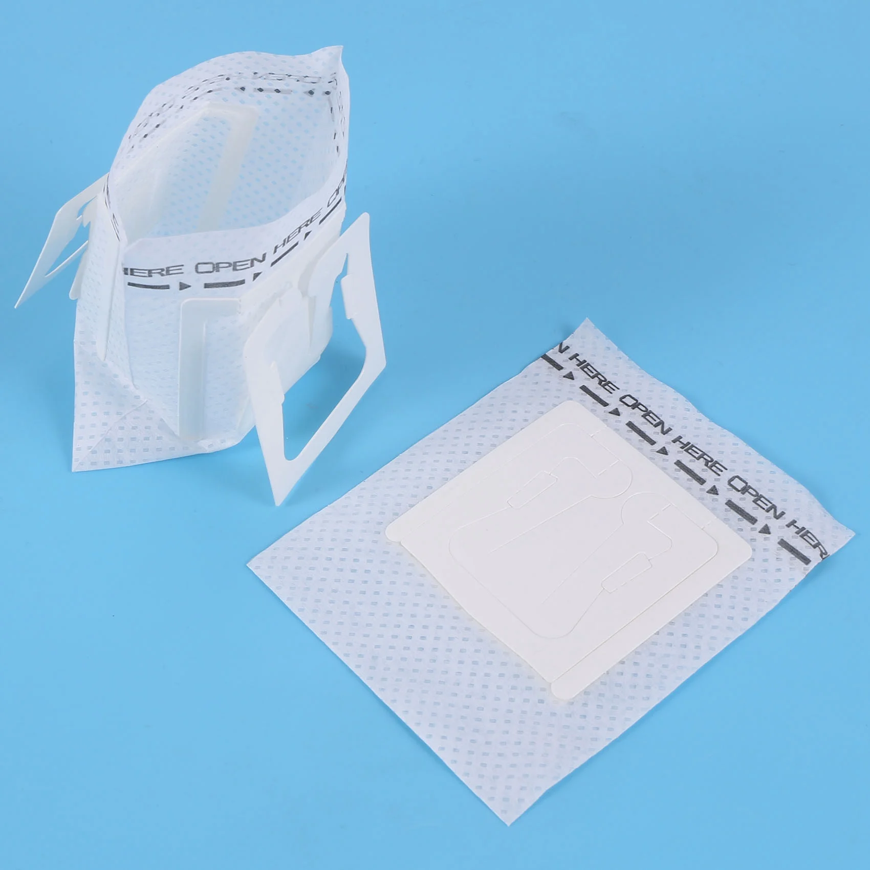 AAAF 100 ชุดผสมถุงกรองกาแฟและกระดาษคราฟท์ถุงกาแฟแบบพกพา Office Travel กาแฟหยดตัวกรองชุดเครื่องมือ