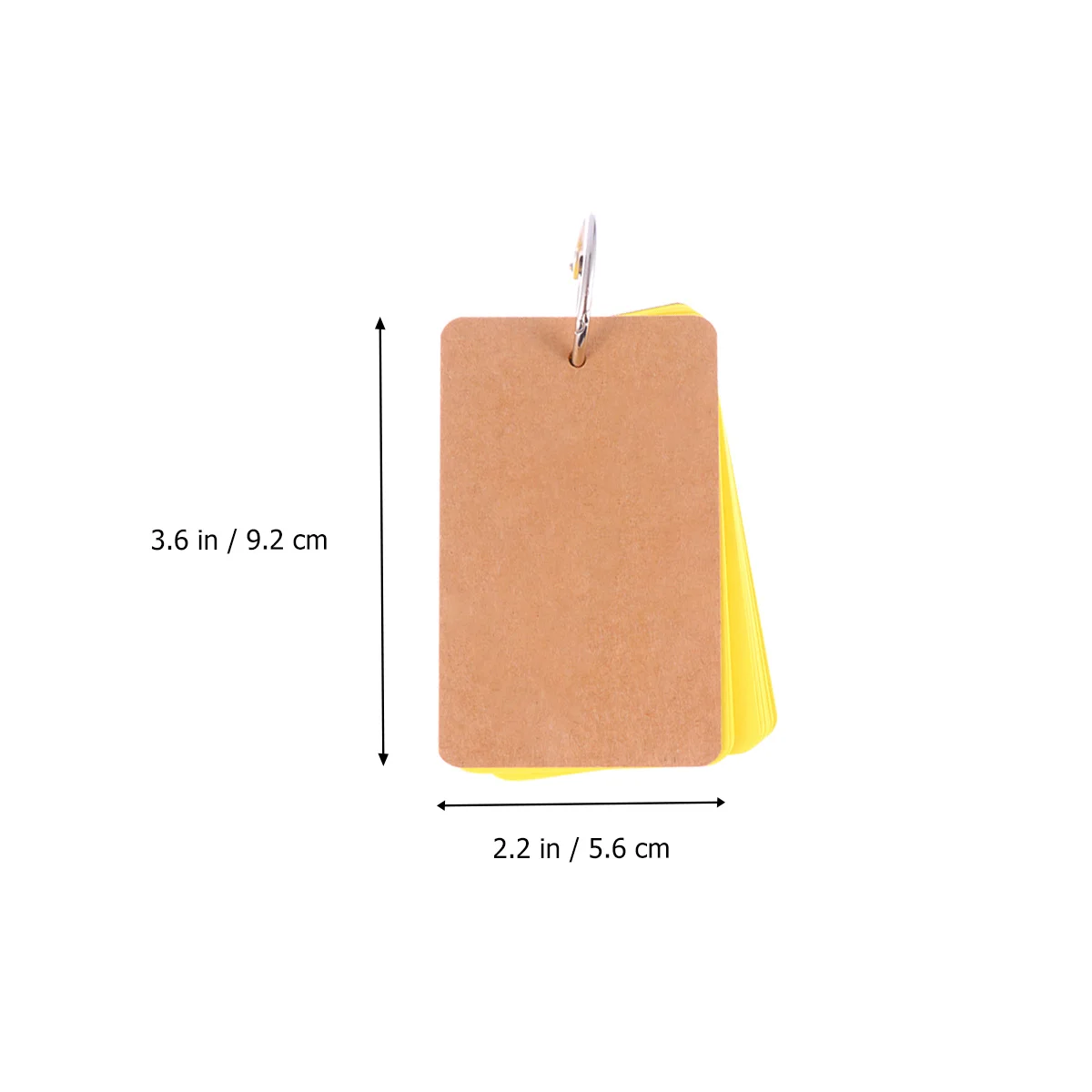 Tarjetas de mensajes con un solo orificio, Mini cuaderno portátil con anillo de Metal para escuela y oficina, Bloc de notas de papel, papelería, 3 uds.