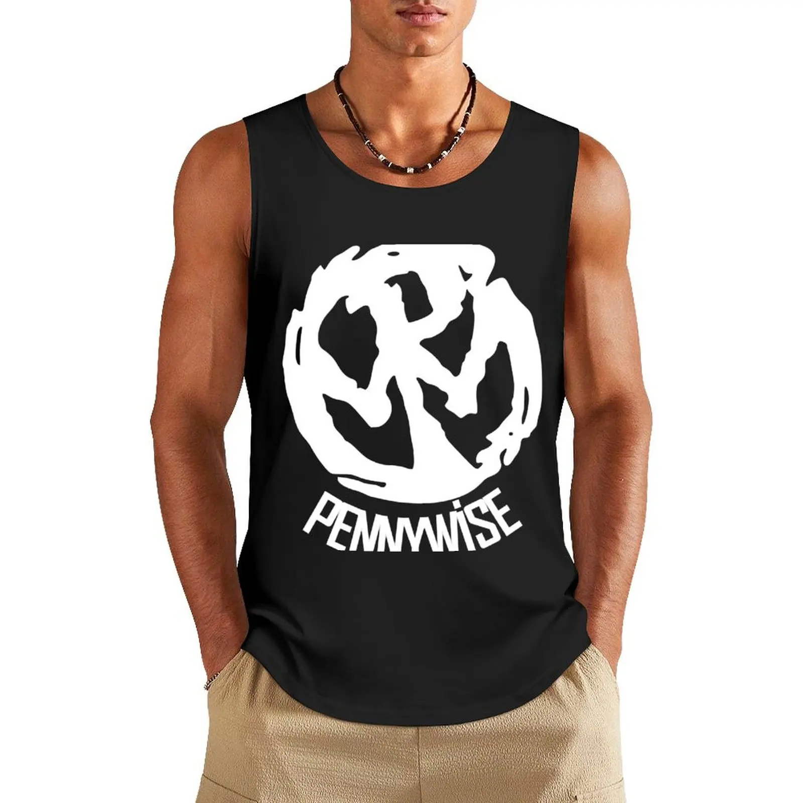 

Birthday Gift Pennywise Gift Music Fans Tank Top Male clothes Vest for boy Men's gym t-shirts gym shirt men