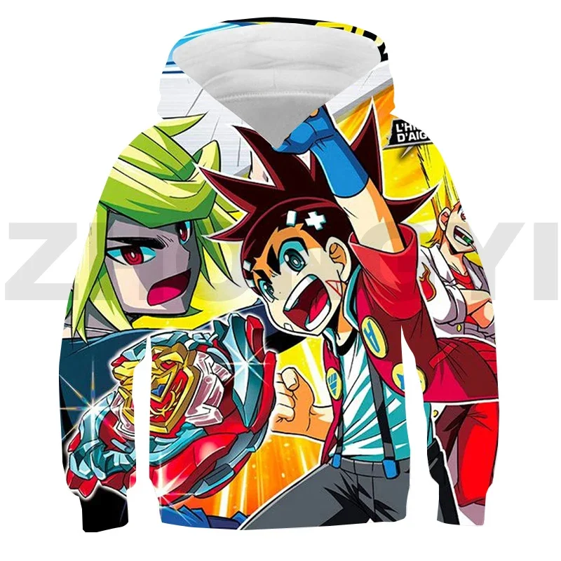 

Anime Beyblade Burst 3D Hoodies Japanese Streetwear Trendy Long Sleeve Sweatshirts Kids Boys Cartoon Printed Pullovers Clothes