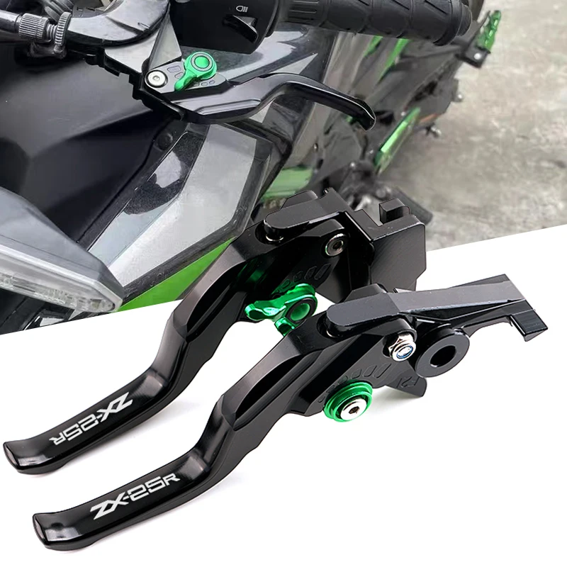 

2025 New Brake Clutch Lever Motorcycle CNC Adjustable Brake Clutch Levers Accessories For Kawasaki ZX25R ZX-25R zx25r 2023-2025+