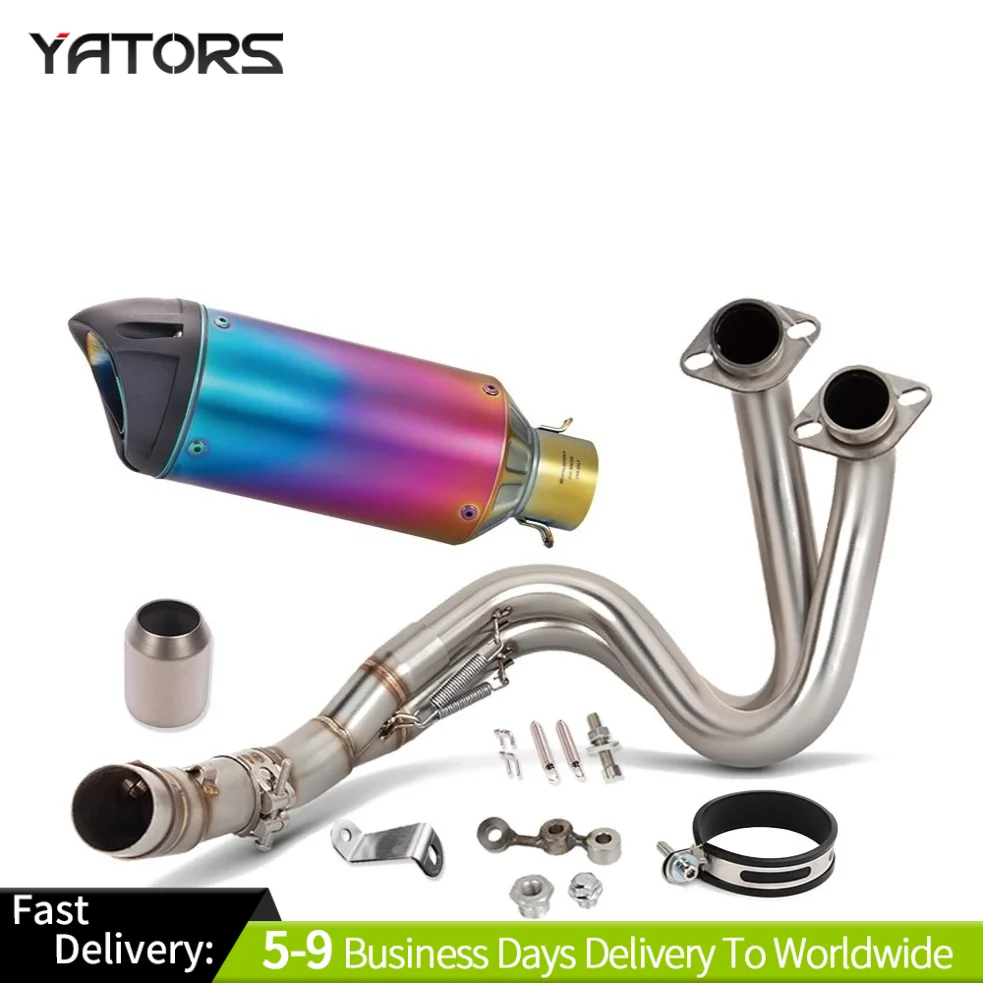 

For Kawasaki Z650 Ninja 650 2012-2023 Exhaust System Header Pipe Colored Muffler Exhausts Pipes