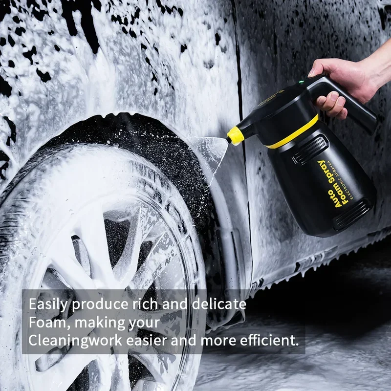 Electric foam sprayer for car wash, motorcycle, clean details, snow cannon, high pressure water gun, generator, boom, manual