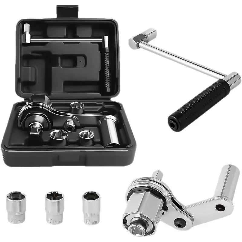 Car replacement tire torque wrench, off-road vehicle nut removal hexagon socket wrench repair tool