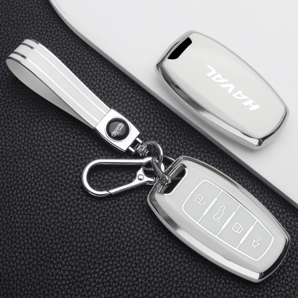 Premium TPU Car Key Case Cover Protector Shell for Haval Jolion H7 F7 Dargo H9 H6 H5 F7X M6 H3 H2S GMW Keychain Car Accessories view 6