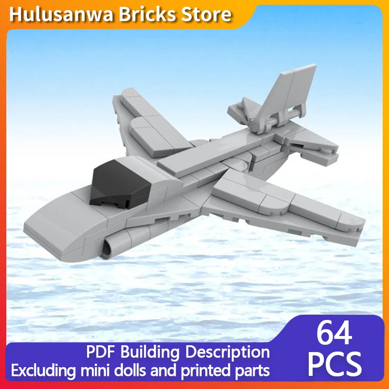 A-6 Intruder Modern Military Fighter Jets Model MOC Building Bricks War Equipment Modular Technology Gifts Holiday Children Toys