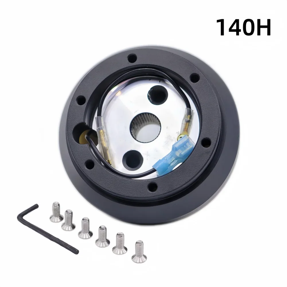 

For Steering Wheel Modifications Steering Wheel Hub Aluminum Alloy Precision Fit Lightweight Design Compact Construction