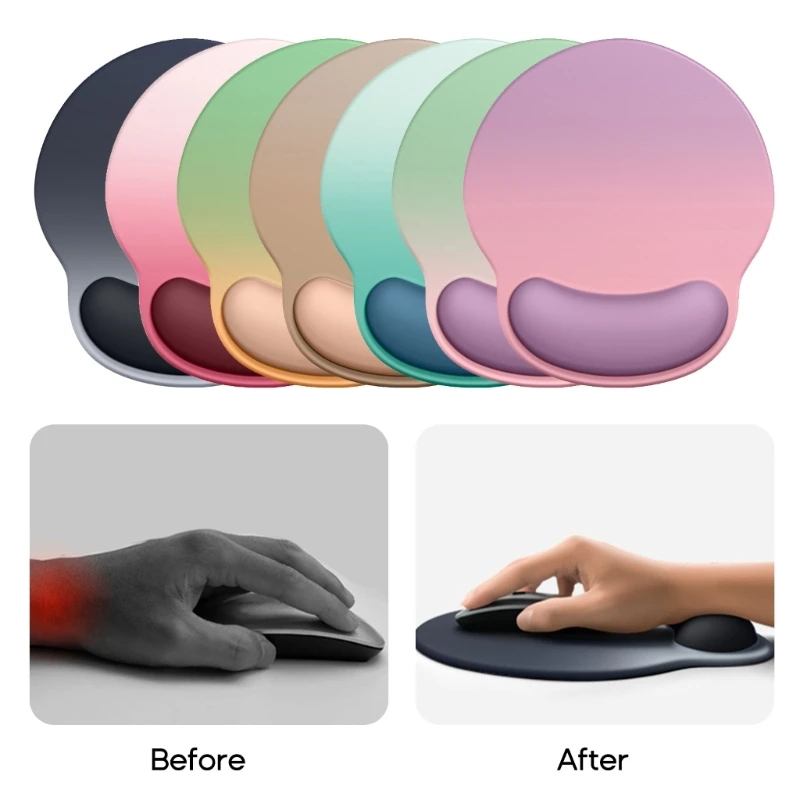 Mousepad Mouse Wrist Rest Silicone Hand Cushion Soft Pad  Hand Rest Mat Computer Game Durable Armrest